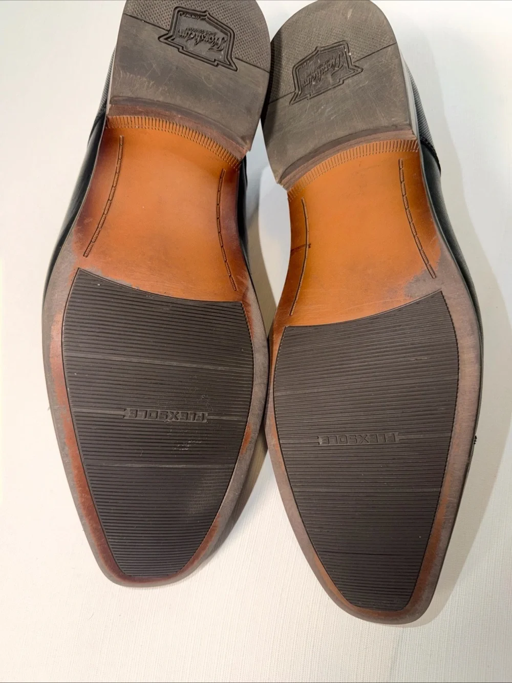 Florsheim Mens 12D Black Leather Cap Toe Oxford Dress Shoes Lace Up Classic